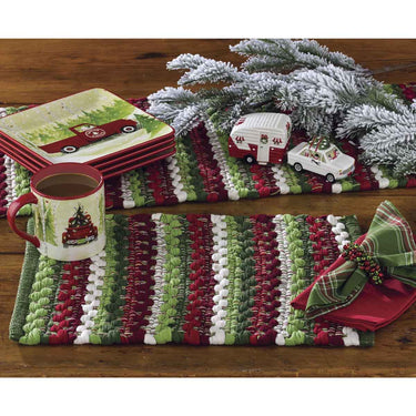 Wintergreen Chindi Table Runners - 54